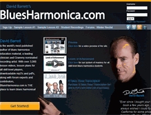 Tablet Screenshot of bluesharmonica.com